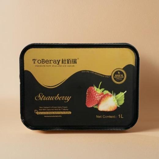 杜佰瑞草莓味冰淇淋 1L/盒 商品图0