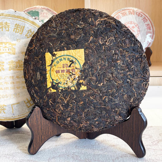 2005年勐海茶厂501-7742越陈越香，干仓真品烟香好经典老生茶，单片标价 商品图9