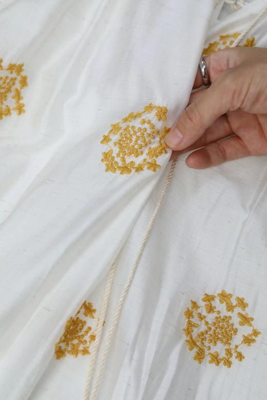 LPIUTY品牌直发！黄亦玫同款明媚感⚠️“繁花馥郁”黄玫瑰度假连衣裙❗️每单赠送腰带 商品图10