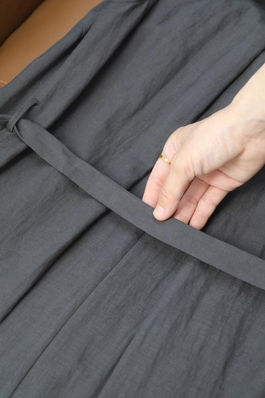 LPIUTY品牌直发！气质赫本风天丝麻连衣裙 B0725030 商品图8