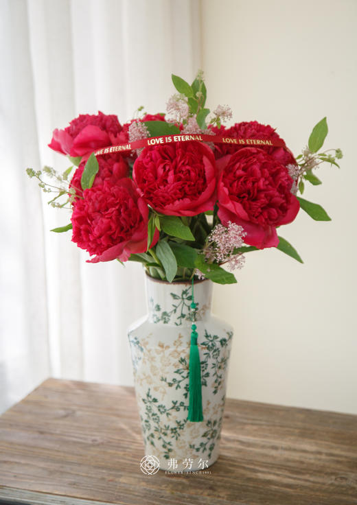 花开富贵-芍药瓶花礼盒 商品图1