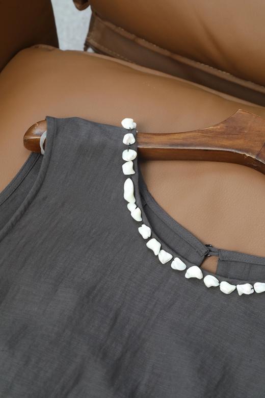 LPIUTY品牌直发！气质赫本风天丝麻连衣裙 B0725030 商品图7