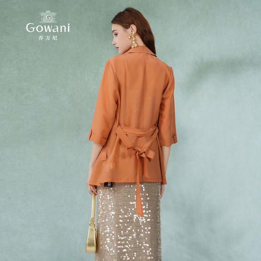 乔万尼夏季短外套七分袖时尚气质收腰ET2B240 商品图4