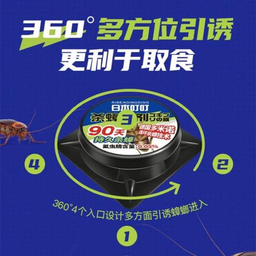 日本叮叮 蟑螂小钢帽（6个装） 商品图2