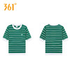 361度联名款2025夏季新品女子加菲猫透气条纹套头衫圆领T恤女562529123-2 商品缩略图1