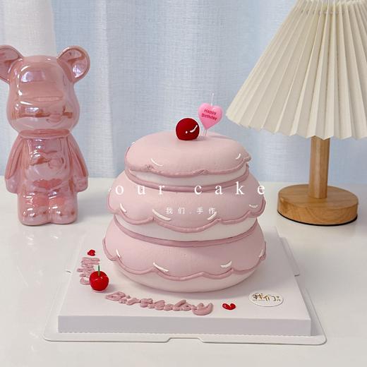 网红ins粉色漫画蛋糕-低糖处理无添加 商品图0
