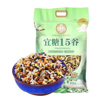 吾爱吾谷宜糖15谷米5斤代餐专用主食15种粗粮组合五谷杂粮米杂粮饭糙米饭 /粮油调味 /杂粮 /其他杂粮 商品图0