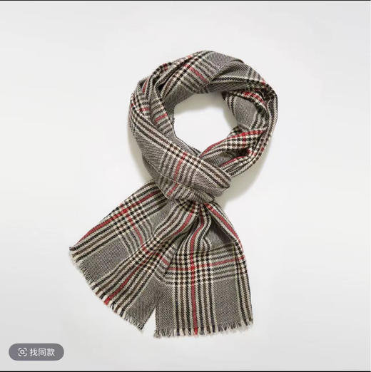 杞冠臻选 | YAKOO  21款牦牛绒手工粗放围巾 35x190cm 商品图1