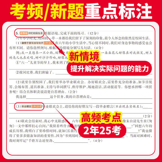 2025王朝霞活页小升初真题卷语数英各地真题试卷综合能力验收卷 商品图3