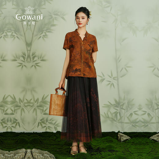 【春华秋实】【香云纱】乔万尼100%桑蚕丝衬衫夏新品EM2C828 商品图3