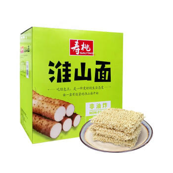 寿桃淮山面山药面方便面饼挂面条非油炸速食早餐汤面拌面整箱1200g/箱 /粮油调味 /方便食品 /方便面 商品图0