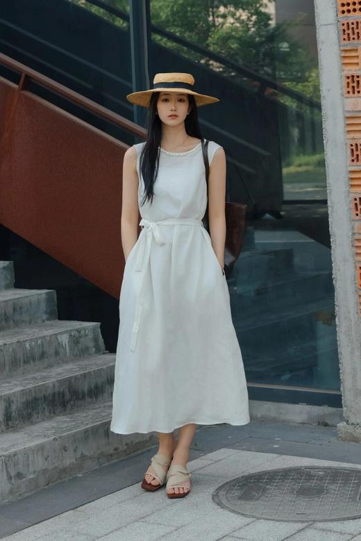 LPIUTY品牌直发！气质赫本风天丝麻连衣裙 B0725030 商品图2