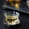 暗香疏影/玲川杯 条纹品杯玻璃茶具品茗杯小杯子主人杯迷你小号花瓣功夫茶茶杯 商品缩略图1