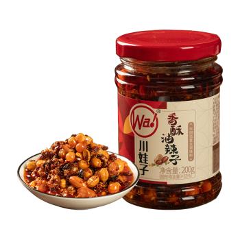 川娃子香酥油辣子 油泼辣子 凉拌汁 下饭拌菜料 辣椒酱 辣椒油 200g /粮油调味 /调味品 /中式酱料 商品图6