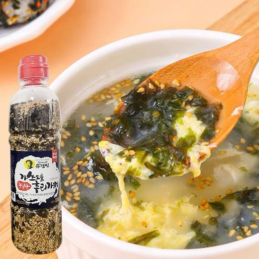 韩国Yoo Kyung-bin手工鲣鱼/原味芝麻海苔紫菜碎瓶装220g 商品图3