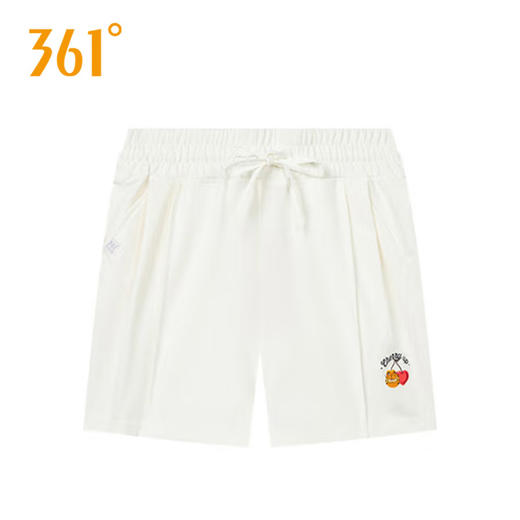 361度加菲猫联名款运动裤女2025夏季新款宽松透气针织短裤女562529709-1 商品图0
