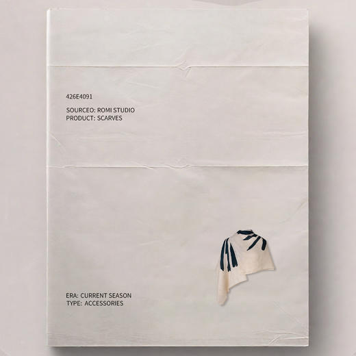 ROMI STUDIO海边度假风100%亚麻花卉印花披肩沙滩巾 426E4091 商品图1