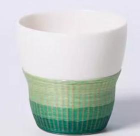 竹丝渐变碧小杯