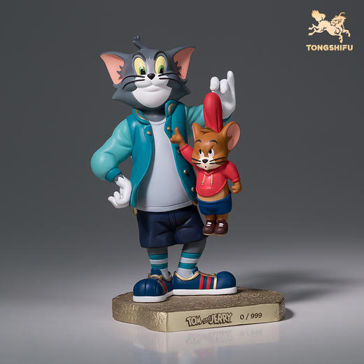 铜师傅 正版授权《猫和老鼠》AC款 限量手办 桌面铜摆件 商品图2