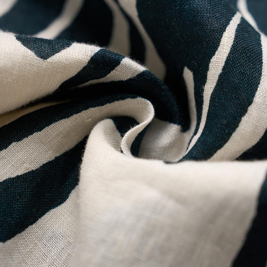 ROMI STUDIO海边度假风100%亚麻花卉印花披肩沙滩巾 426E4091 商品图3