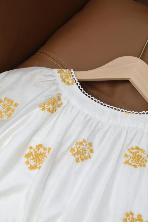 LPIUTY品牌直发！黄亦玫同款明媚感⚠️“繁花馥郁”黄玫瑰度假连衣裙❗️每单赠送腰带 商品图13