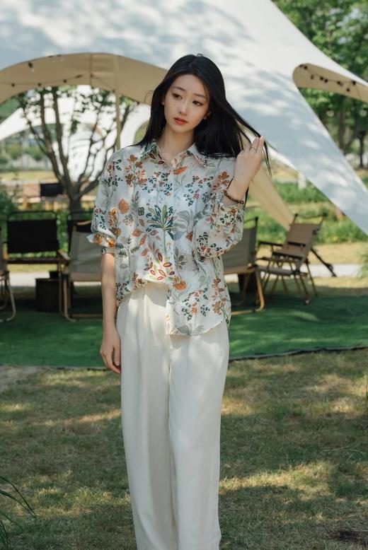 LPIUTY品牌直发！海岛度假波嬉风防晒衬衫 C1225027 商品图5