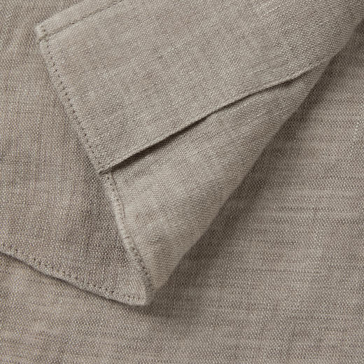 ROMI STUDIO100%亚麻经典老钱衬衫/直筒宽松版型RWCSSY2568 商品图4