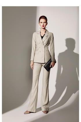 J83A2783A颈袖添香季新款时尚职场气质女神范女装洋气职场装西装套裤