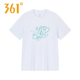 361度短袖T恤男2025夏季新款透气圆领半袖休闲运动上衣552521102-1