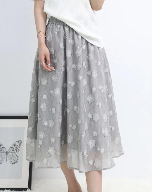 LPIUTY品牌直发！人间富贵花优雅烧花半身裙 C2288005 商品图2