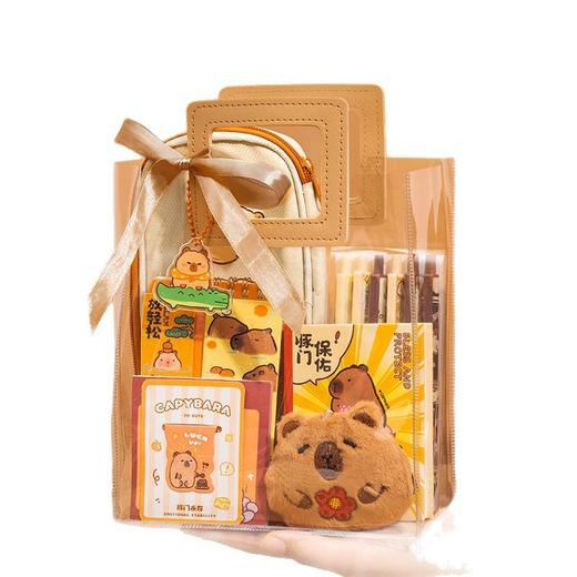 【六一儿童节必备🎒全班沸腾！】卡皮巴拉主题礼袋，萌趣满分的儿童伴手礼，奖励分享两不误✨六一儿童节卡皮巴拉幼儿园礼物儿童生日伴手礼品 小学生🎁奖励开学实用全班 六一抱抱桶 商品图3