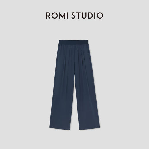 ROMI STUDIO“轻盈自在”松紧腰弹力宽松运动直筒休闲裤RW24LXT0683【发货时效25天】 商品图3