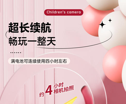 小船专属！💰69元买一送五❗出游必备💕【状元象卡通儿童相机X10S/X11S】宝贝自己记录vlog/plog神器❗超高性价比👍  🎁下单即赠挂绳+数据线+128g内存卡+读卡器+硅胶保护套 商品图3