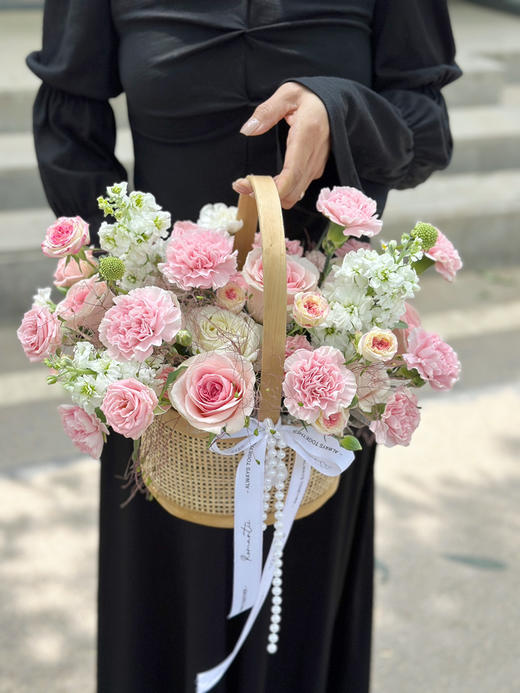 粉色系手提篮 商品图1