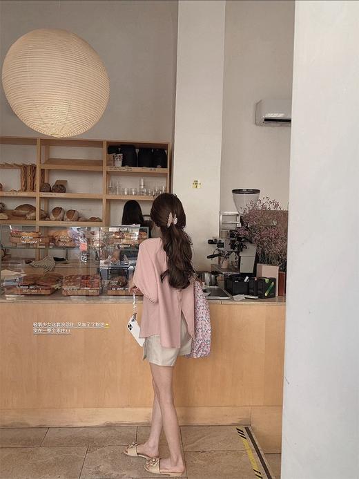 金蘑菇菇 轻氧少女 美少女夏天爱穿的娃娃衫/简约设计感上衣 商品图6