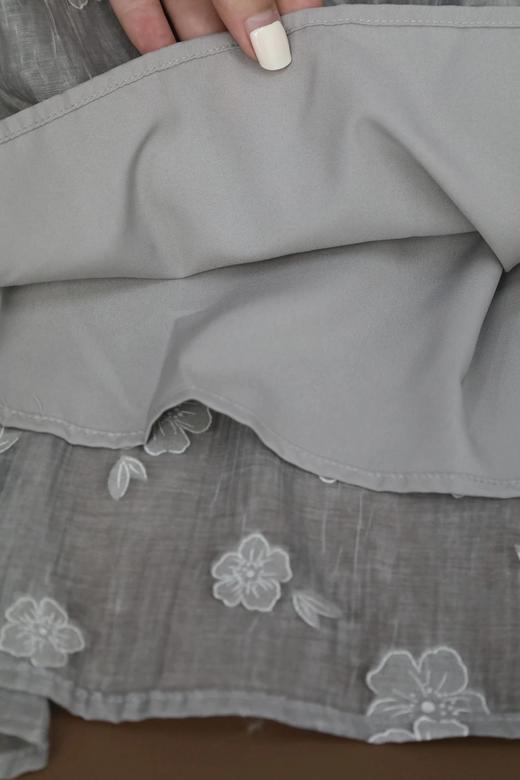 LPIUTY品牌直发！人间富贵花优雅烧花半身裙 C2288005 商品图5