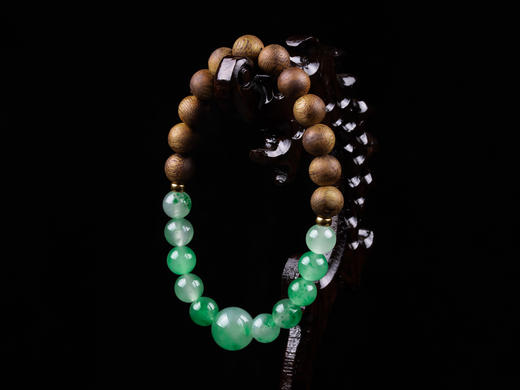 XY0246沉香+非洲翠半山半水手串 商品图8