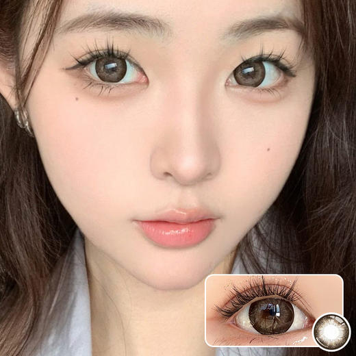 DORAGINA / 可可奶咖 / 美瞳日抛 / 10片入 / 无售后 / 14.5mm /  双倍明显扩瞳 商品图1