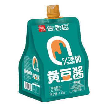 佐香园 黄豆酱【零添加】豆瓣酱 1800g 东北大酱非转基因大豆 /粮油调味 /调味品 /烹饪酱 商品图3