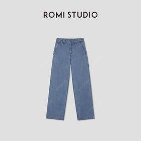 ROMI STUDIO“机场牛仔”欧洲进口棉轻薄空气感牛仔裤 RWCSX82121