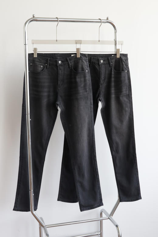 R@G BONE 薄款洗水 黑灰弹力牛仔长裤 NZK241 商品图3