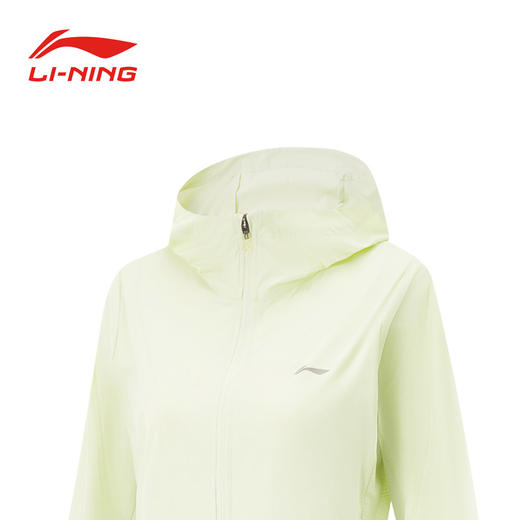 李宁镜面女士夏季防晒服新款原纱冰丝透气运动服AFDV252 商品图1