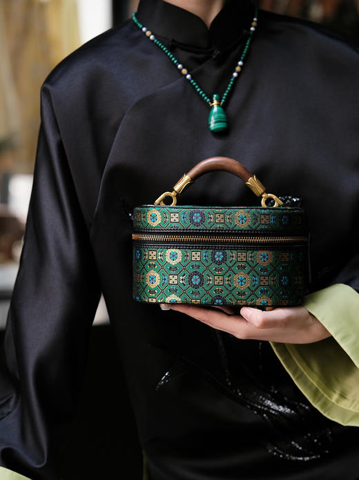 盛唐婧 |青枫手提包-金绿色[特价品] 商品图6