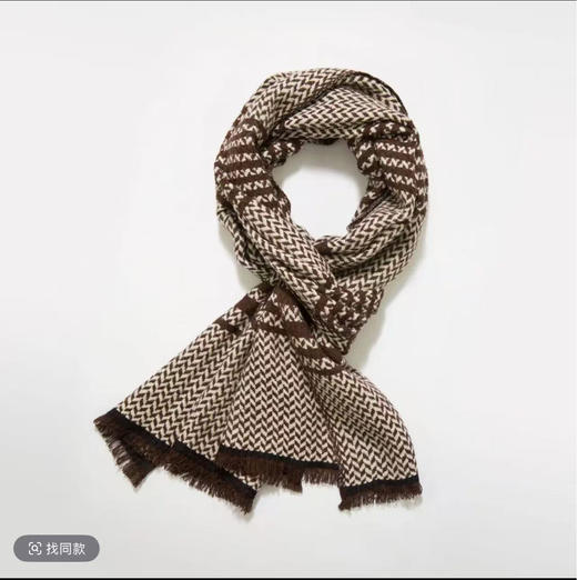 杞冠臻选 | YAKOO  21款牦牛绒手工粗放围巾 35x190cm 商品图8