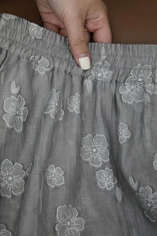 LPIUTY品牌直发！人间富贵花优雅烧花半身裙 C2288005 商品图9