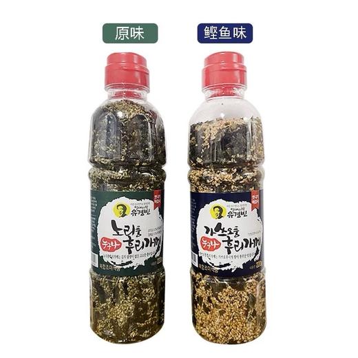 韩国Yoo Kyung-bin手工鲣鱼/原味芝麻海苔紫菜碎瓶装220g 商品图2