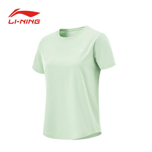 李宁夏季冰丝T恤女士速干短袖透气运动服ATSV044 商品图2