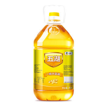五湖 食用油 一级大豆油浸出5L*4 中粮出品 整箱销售 /粮油调味 /食用油 /大豆油 商品图4