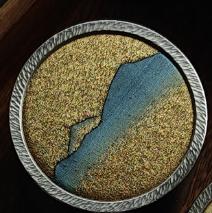 缂丝 锡茶叶罐 商品图0