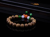 XY0210沉香+翡翠碧玉南红灯笼珠活动圈口手串 商品缩略图6